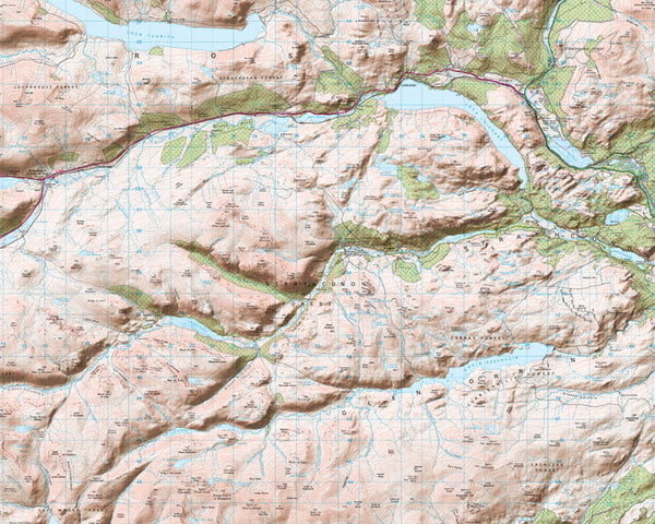 Map Wallpaper - Custom OS Landranger Map with Hillshading from Love ...